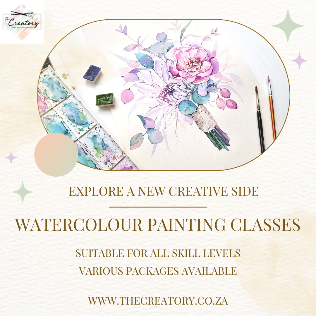 Watercolour Painting Classes Adults 2 Month Package