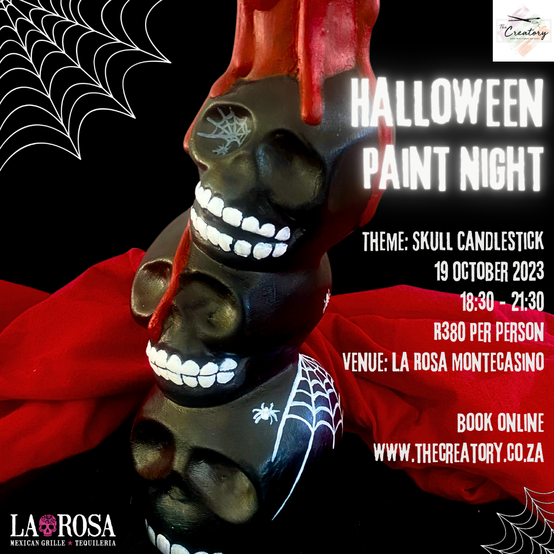 Halloween Paint Night 19 October 2023 La Rosa Montecasino