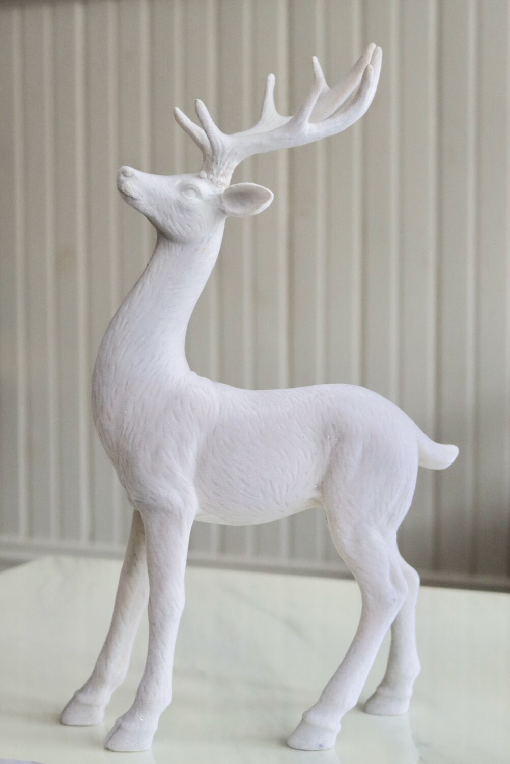 Soft White Deer Decoration