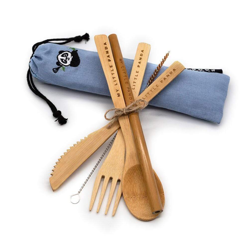 Compact Bamboo Lunch Set