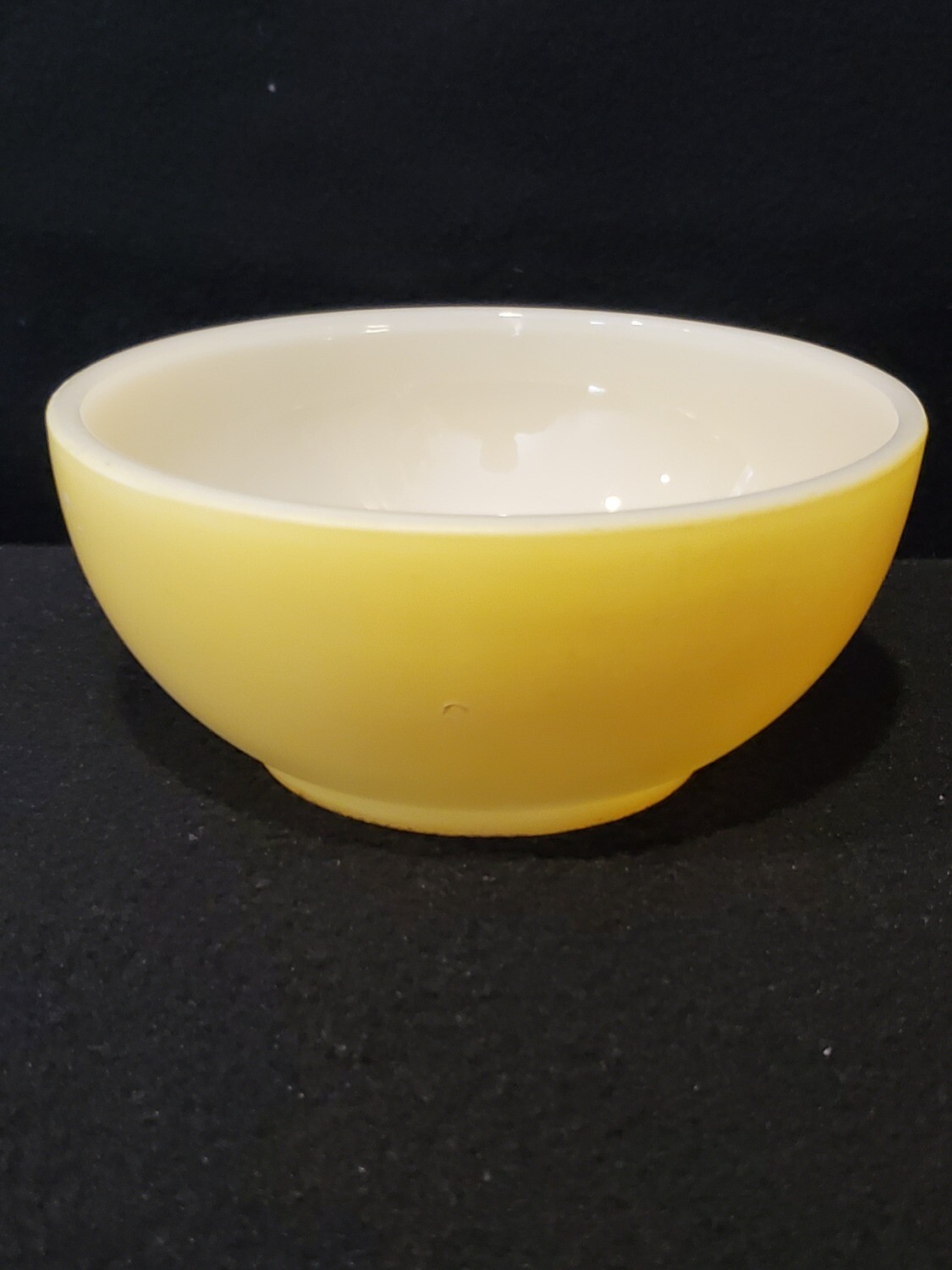 Vintage, Fire King Oven Ware, 5" Bowl, Fired on Yellow