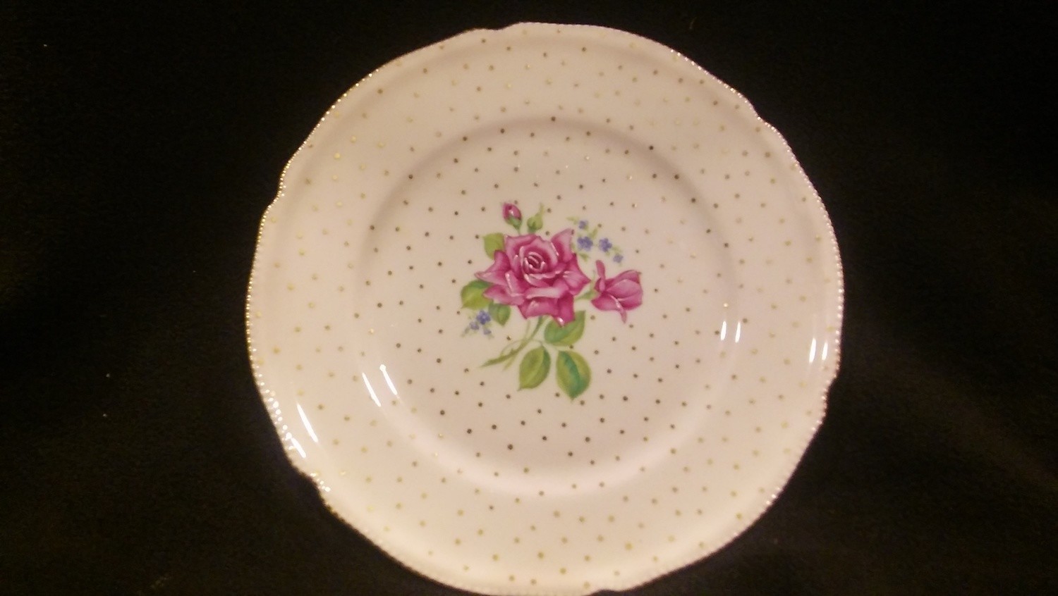 Castleton China Luncheon Plate 9 1/2", Martha Washington Pattern