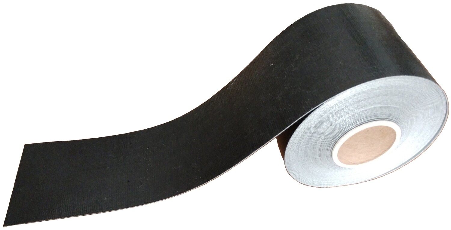 Pond Liner Seaming and Repair Tape SingleSided 6" Wide Black