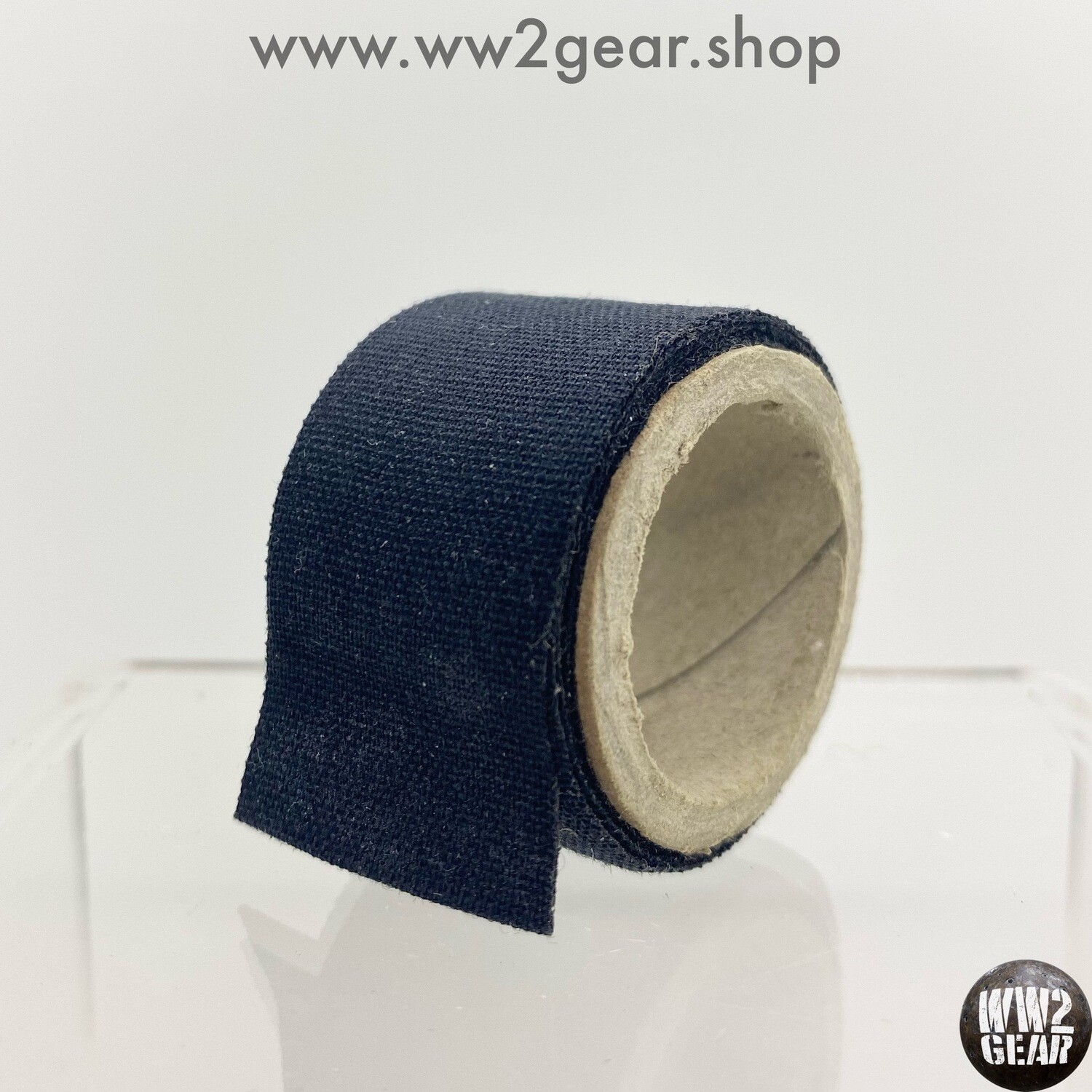 US WW2 Black Friction Tape 1m Section (Reproduction)