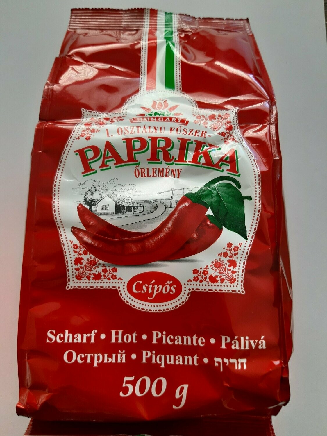 Paprikapulver gemahlen Ungarn scharf 500 gr