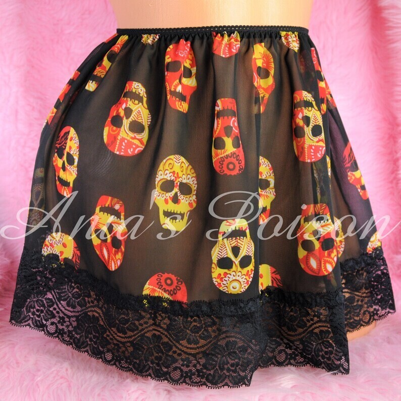 SALE Sheer CHIFFON fabrics collection sissy Unisex MATCHING mini slip