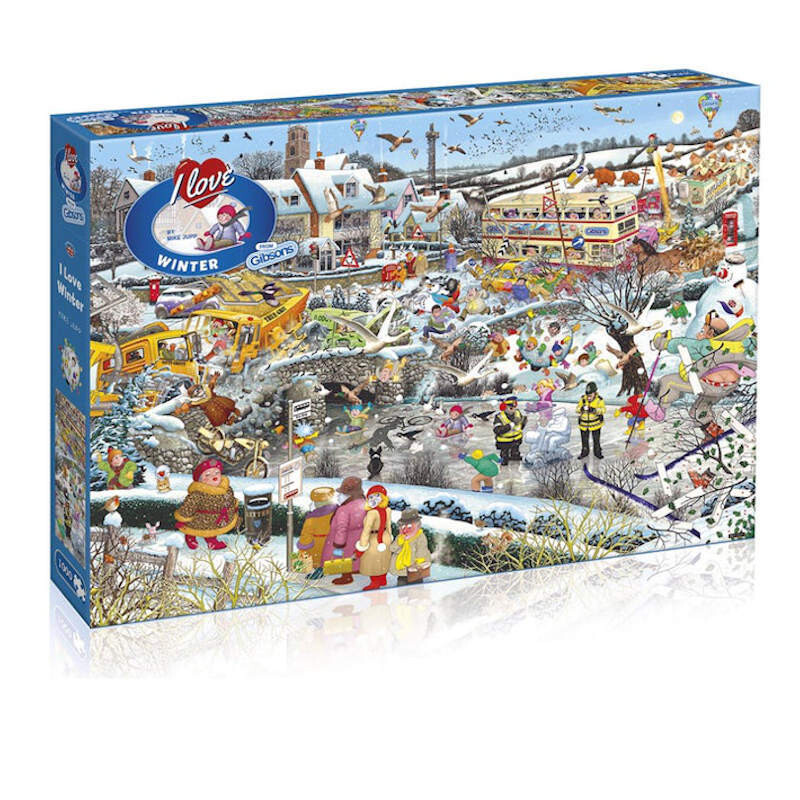 Gibsons I love Winter by Mike Jupp Jigsaw Puzzle G7056
