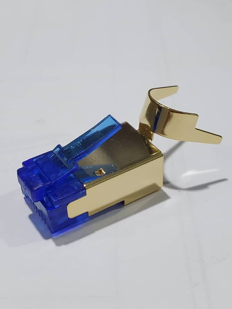 Lot De 20 Connecteurs RJ45 CAT7/CAT6A Blindés VCE - Avec Guide Fil Et Capuchon, Pour Câble Ethernet 10G