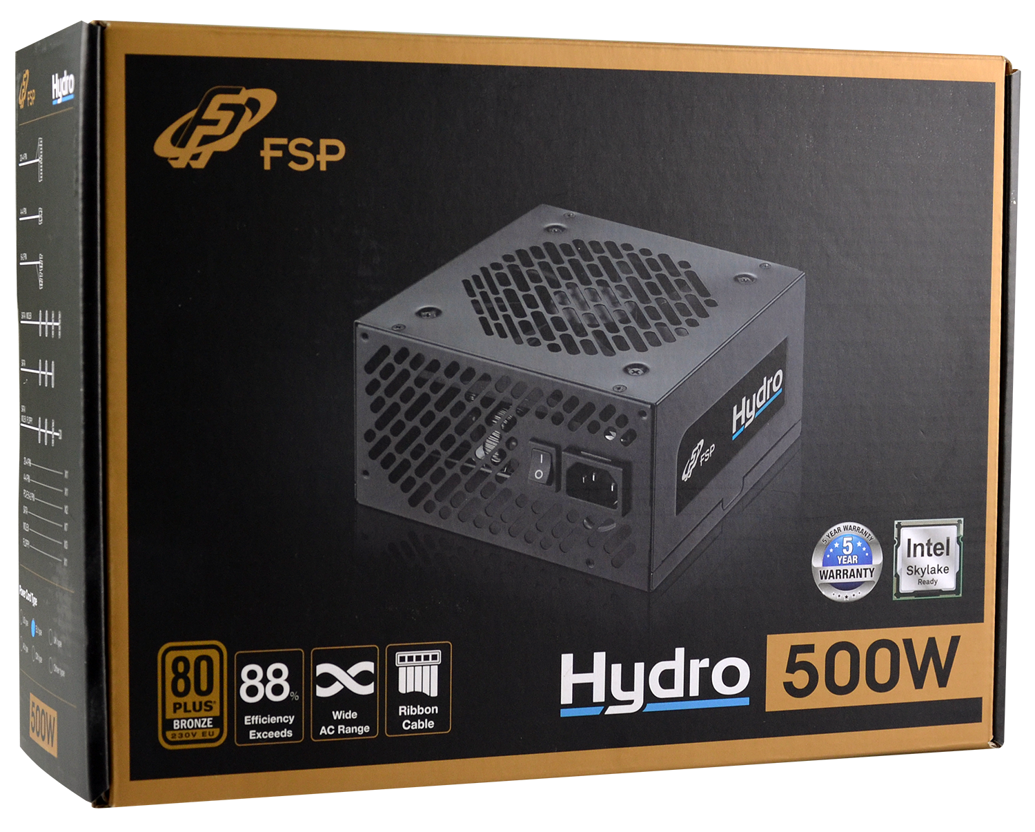 FSP HYDRO 500W 80PLUS BRONZE P0WER SUPPLY