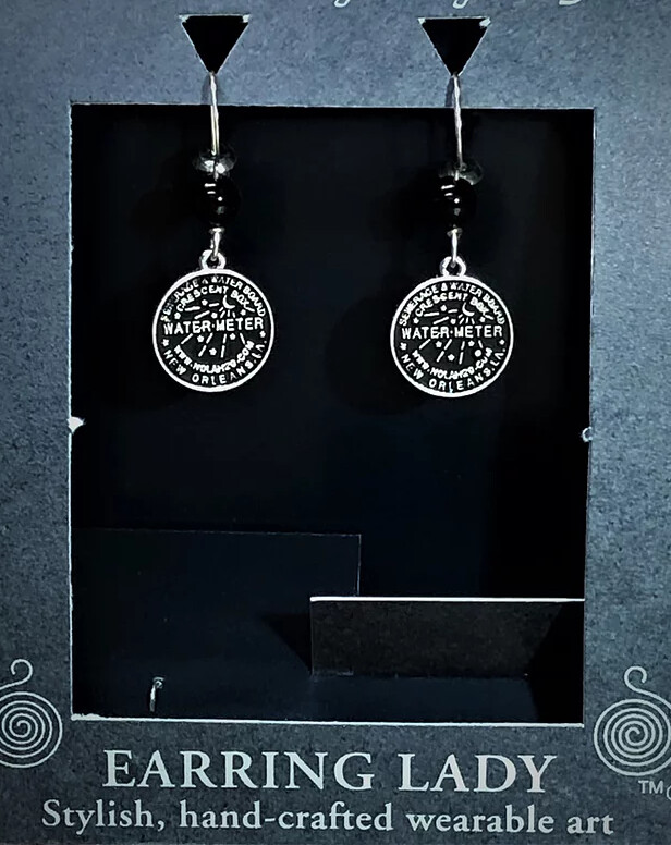 New Orleans Water Meter Cover Earrings