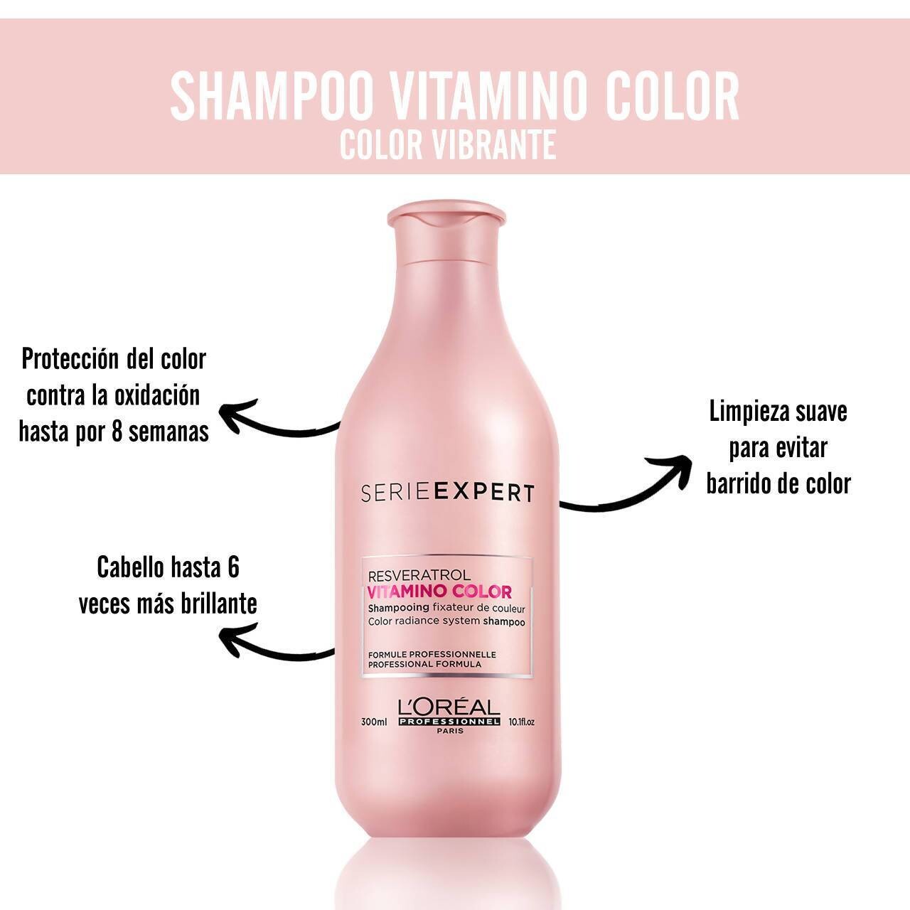 Shampoo Vitamino Color Loreal 300ml