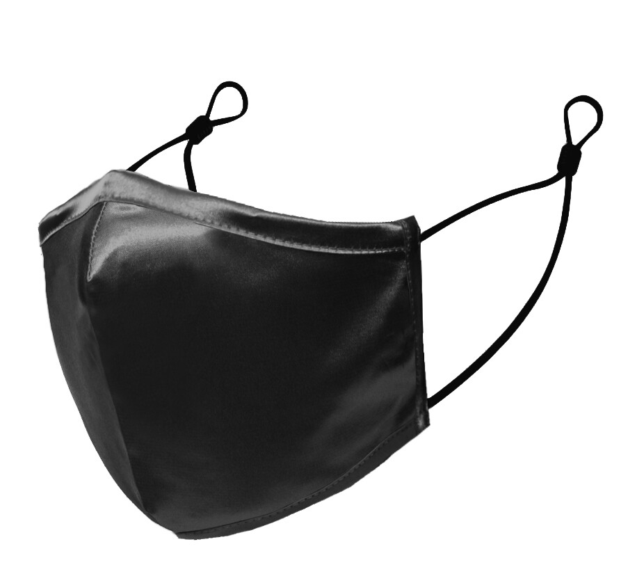 Washable & Reusable Face Mask METALLIC BLACK