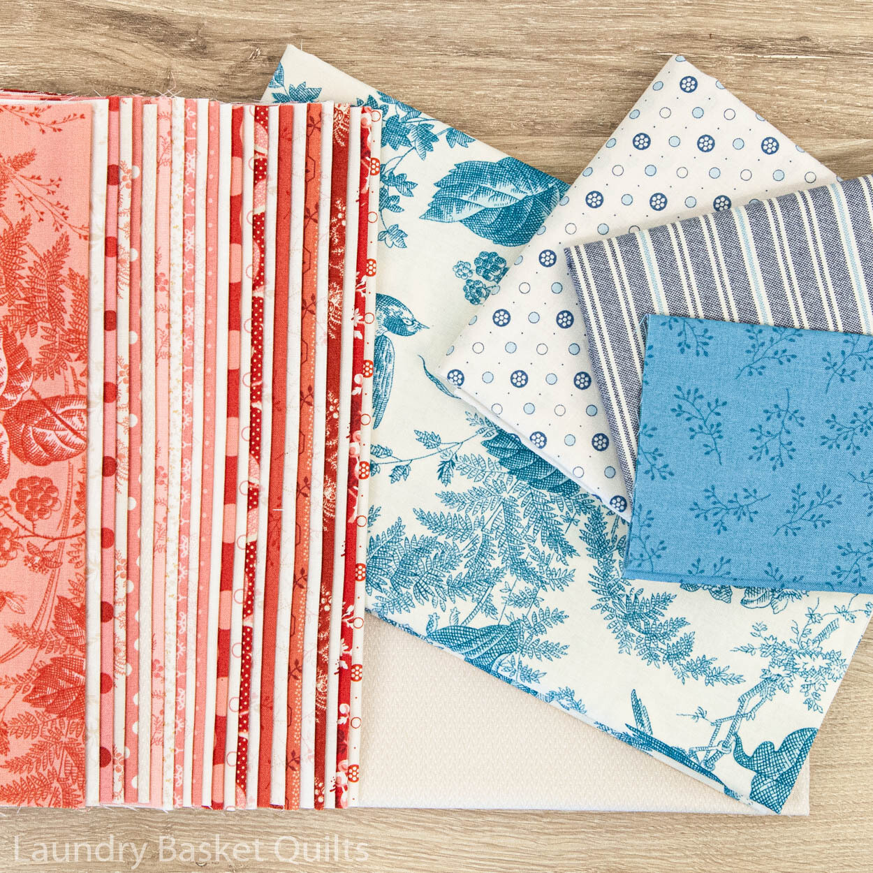 Sweet Mint Fabric Kit Blue