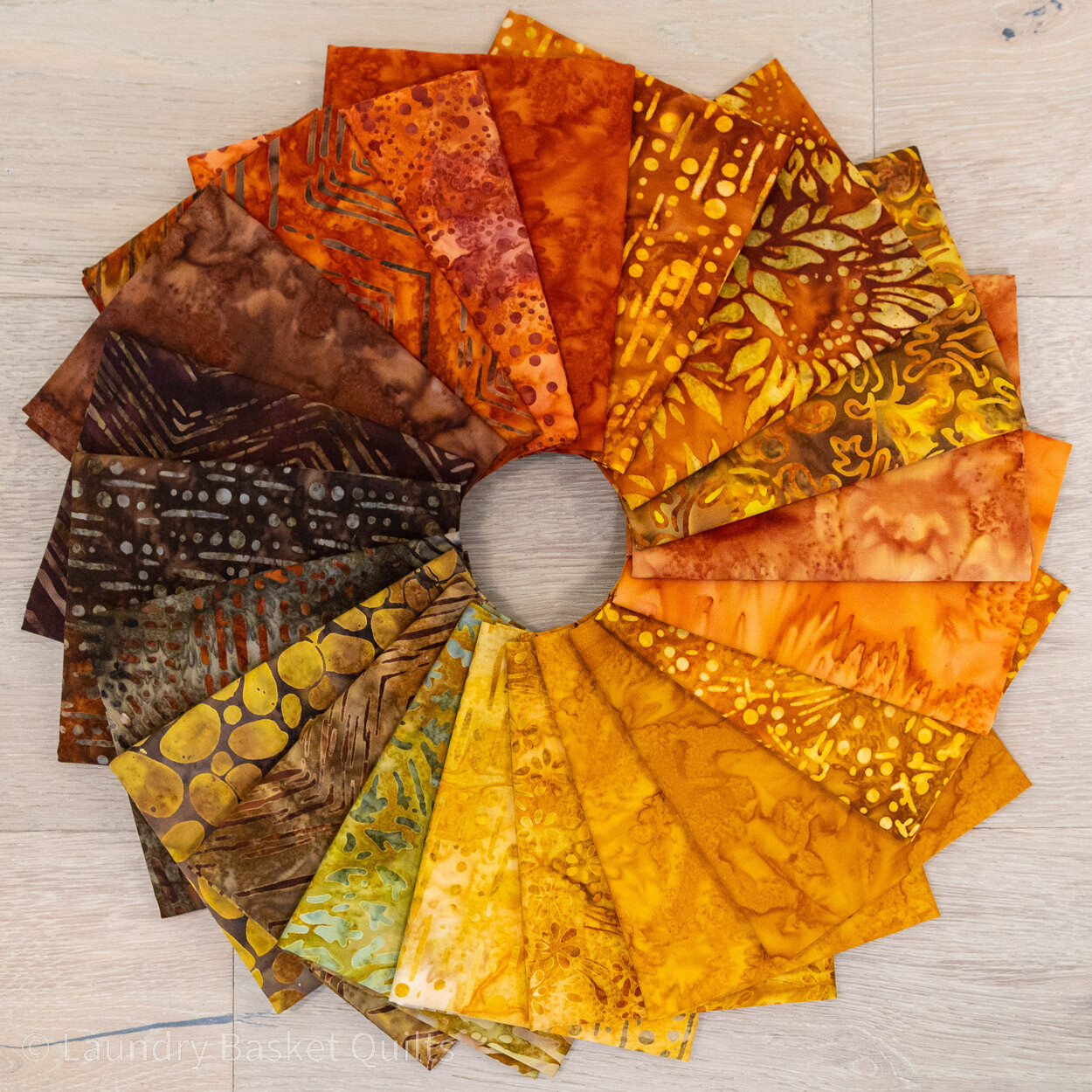 Autumn Batik Fat Quarter Bundle