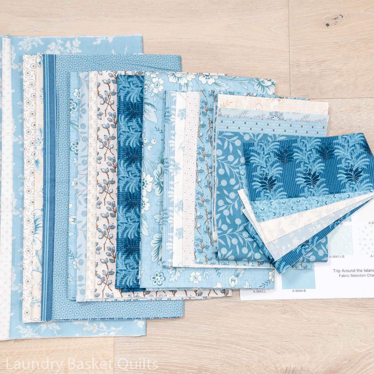Trip Around the Island Fabric Kit