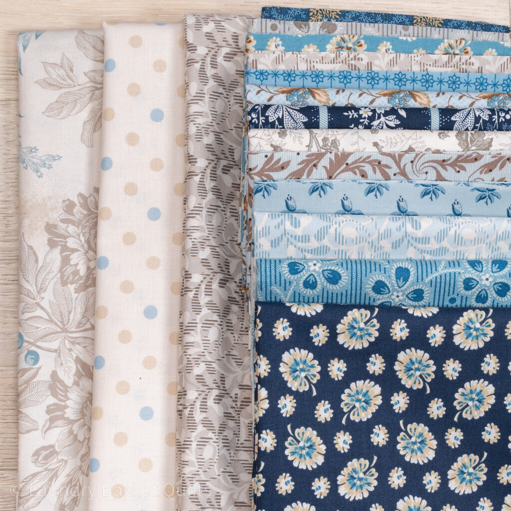 Dallas -Cocoa Blue Fabric Kit