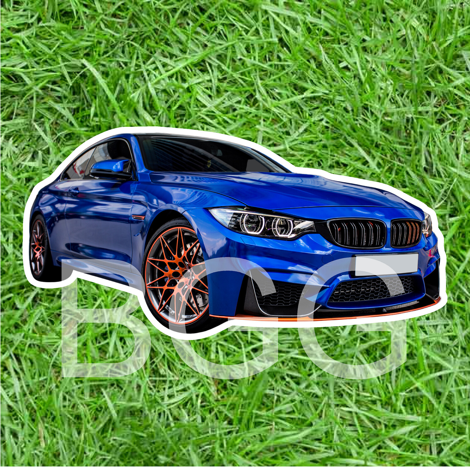 Blue Sports Car Store Bluegrass Greetings & Co.