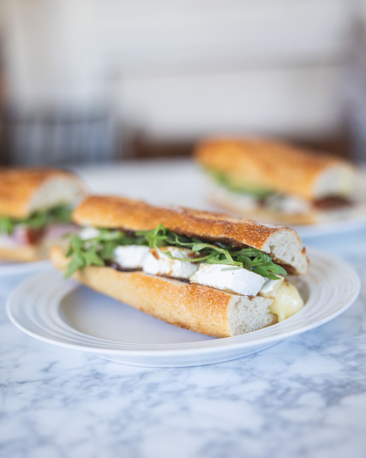 Brie Fig Arugula Sandwich Brie Fig Arugula Sandwich