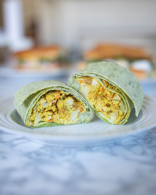 Curry Chicken Salad Wrap