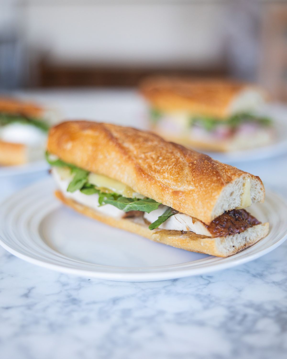 Roasted Turkey Cheddar Sandwich