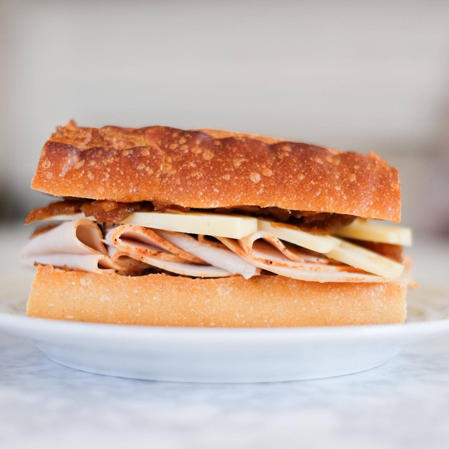 Roasted Turkey Cheddar Sandwich