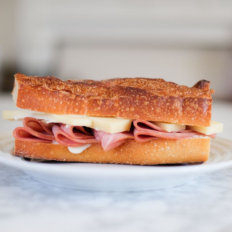 Ham and Gruyere Sandwich