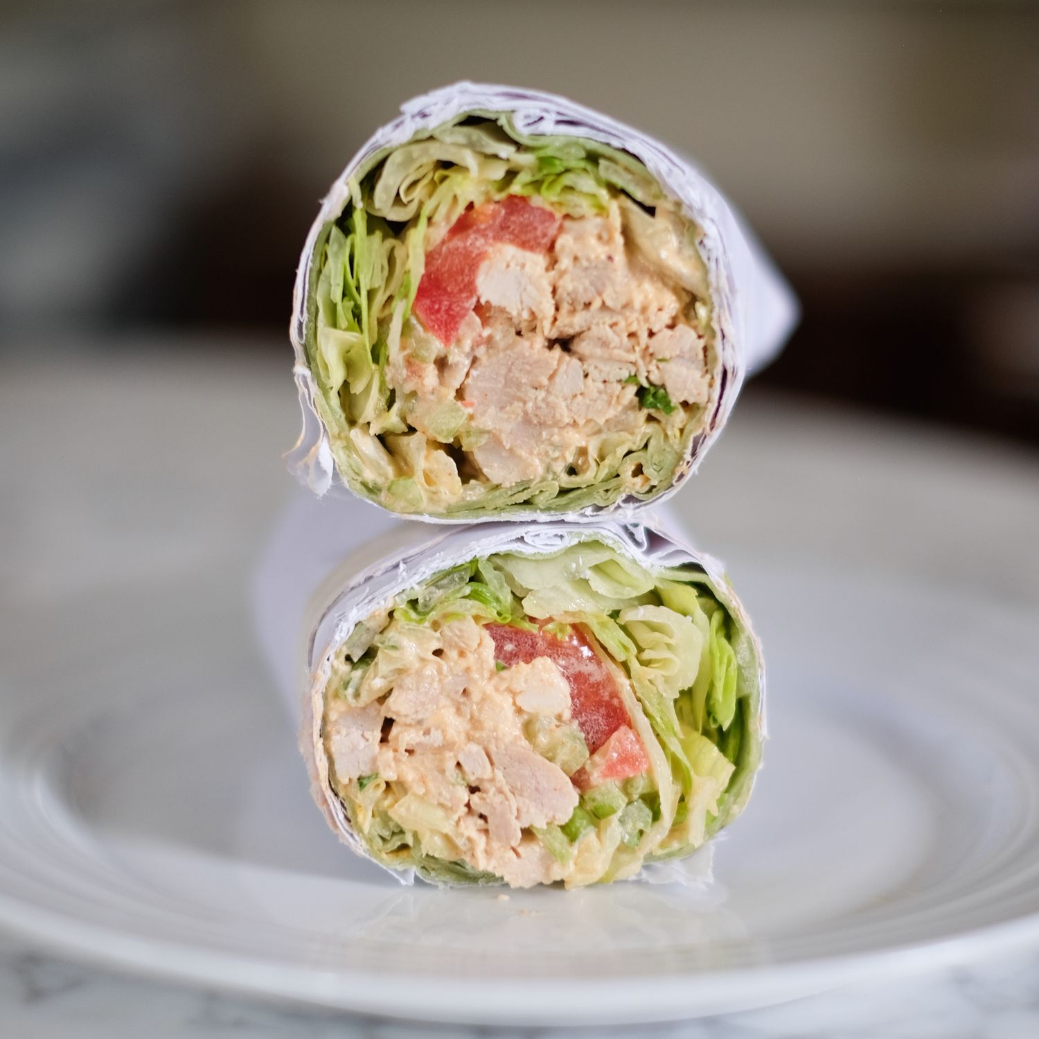 Buffalo Chicken Salad Wrap
