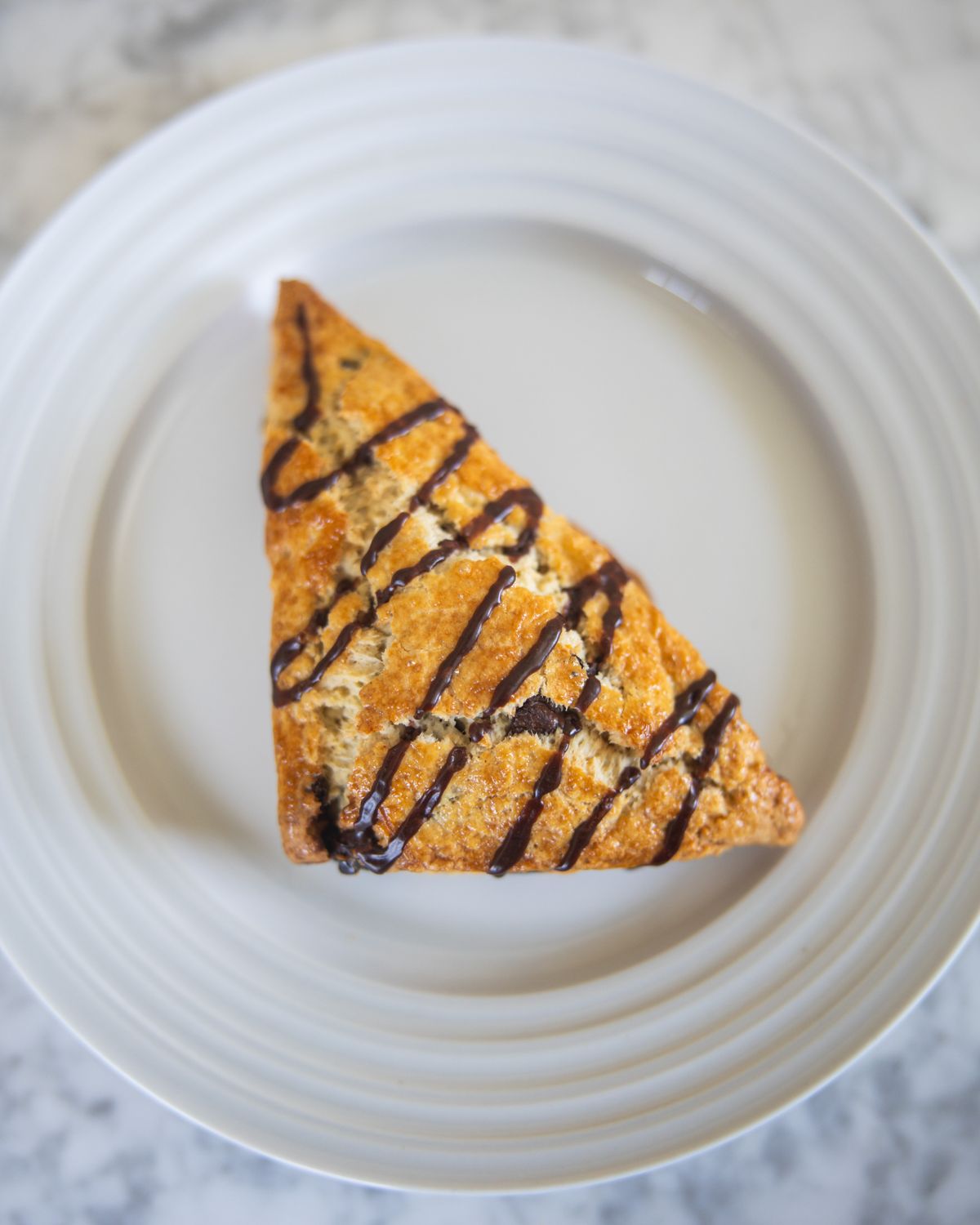 Orange, Chocolate Chip, Cherry Scone