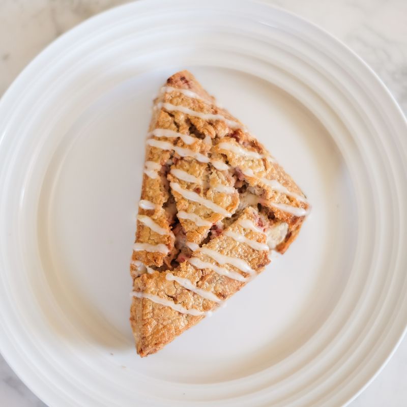 Raspberry Lime Scone