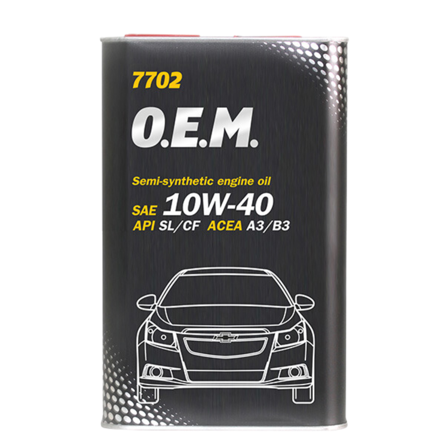 7702 MANNOL SAE 10W40 SL OEM CHEVROLET/OPEL METALLIC