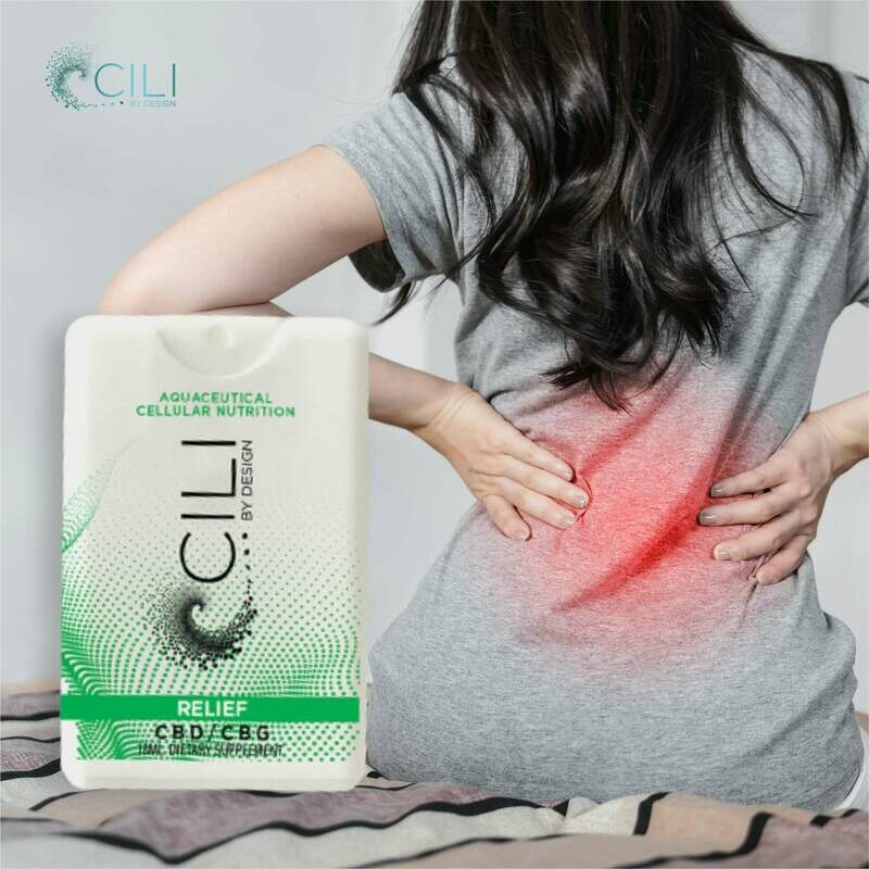 Cili CBD/CBG no THC aquaceutical cellular nutrition relief - sollievo