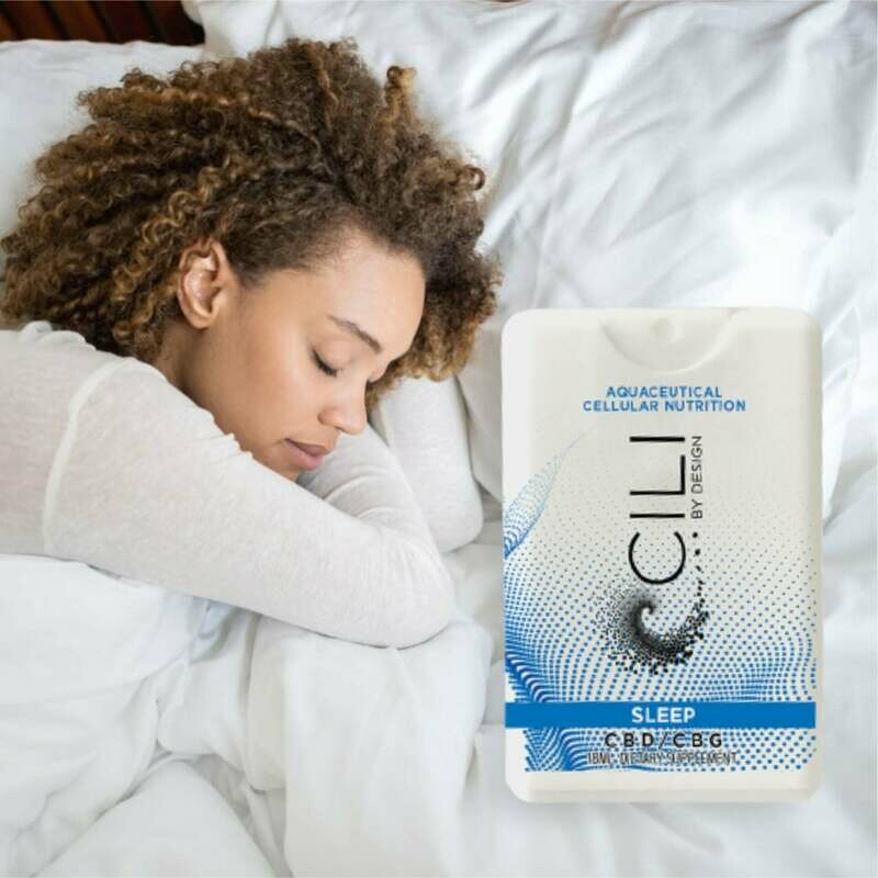 Cili CBD/CBG no THC aquaceutical cellular nutrition sleep spray