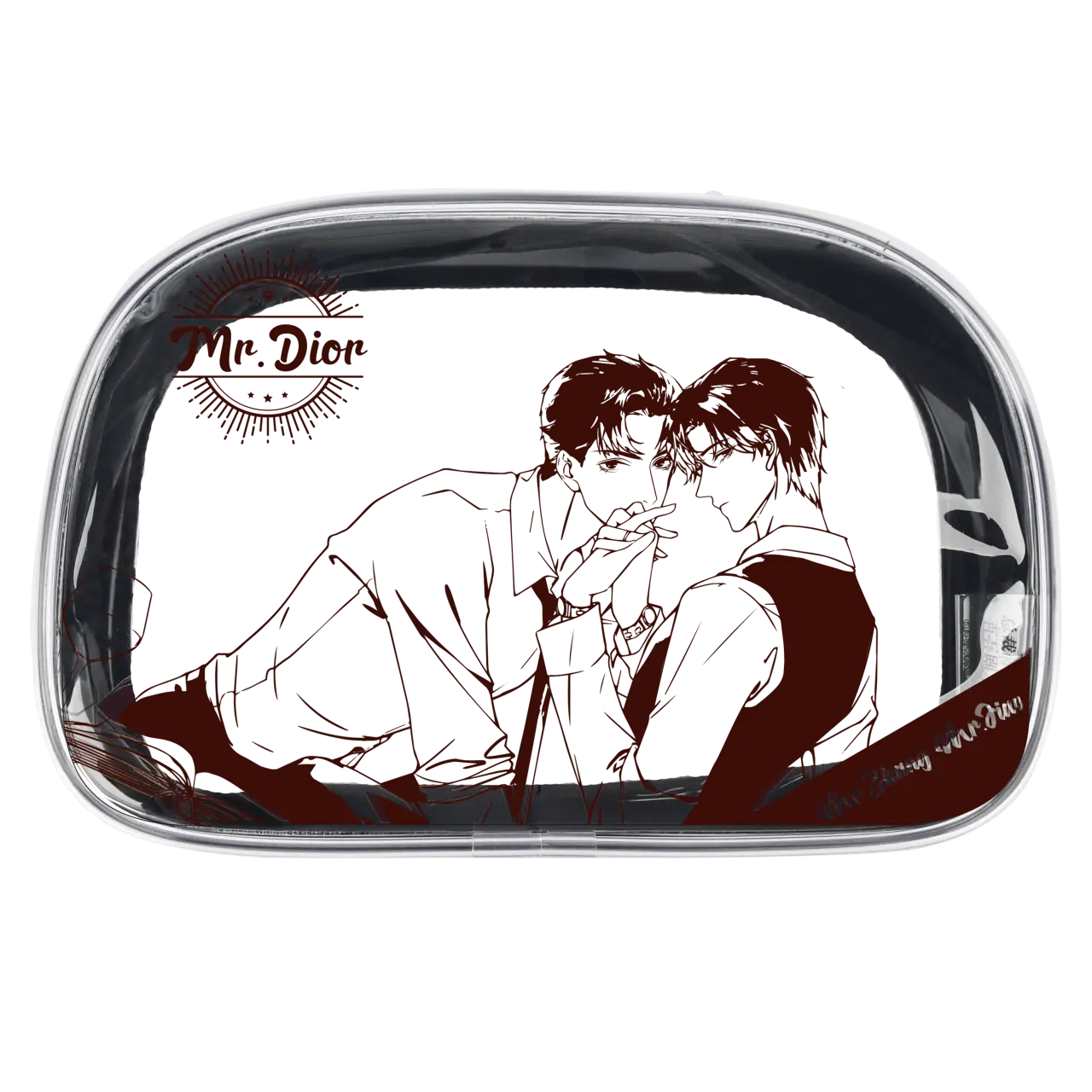 Mr. Dior x Transparent Makeup Bag