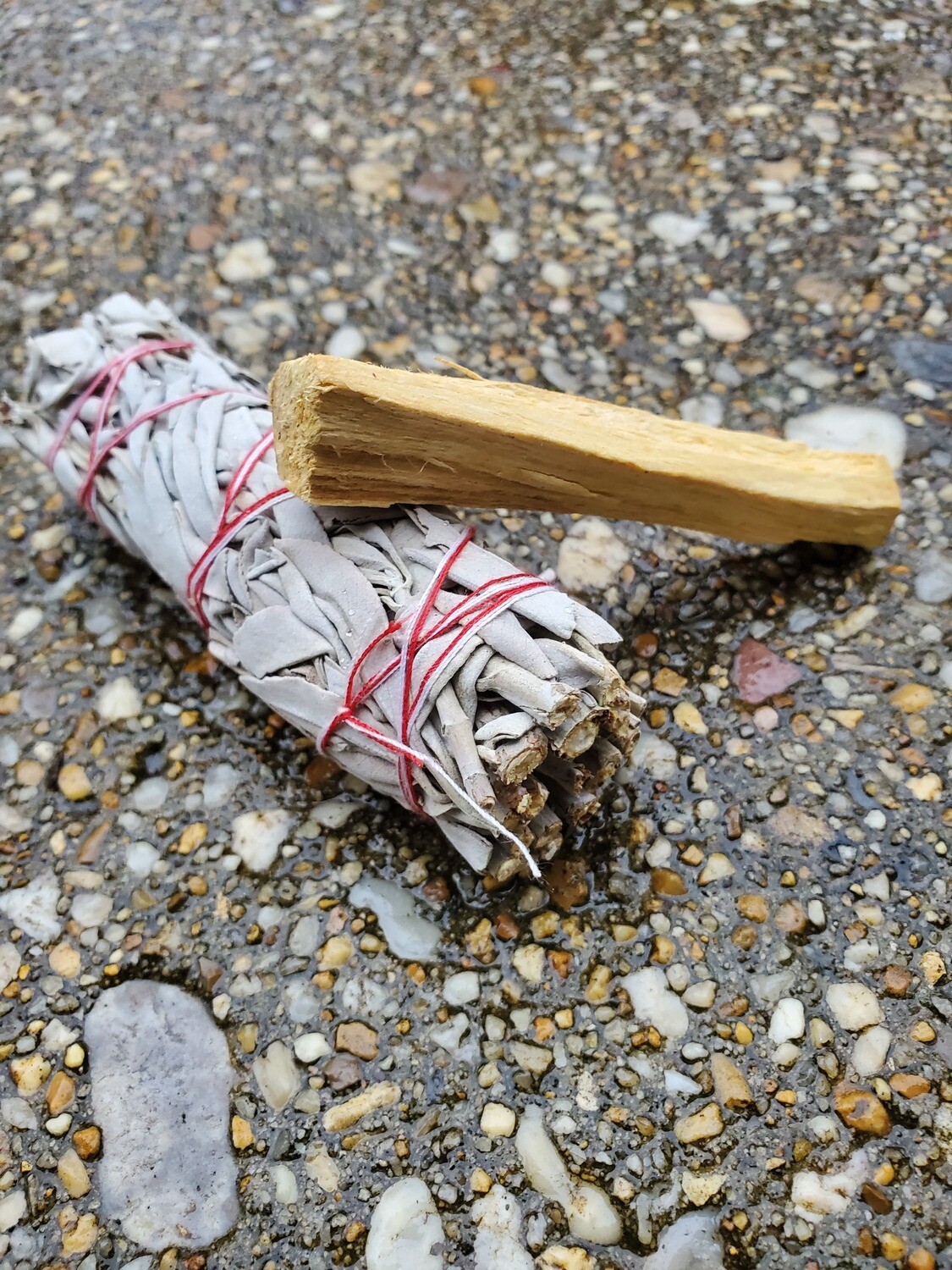 4 Inch White Sage + Palo Santo Healing Set