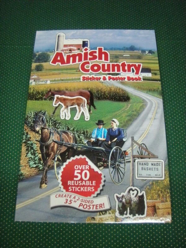 Amish Country sticker & poster book