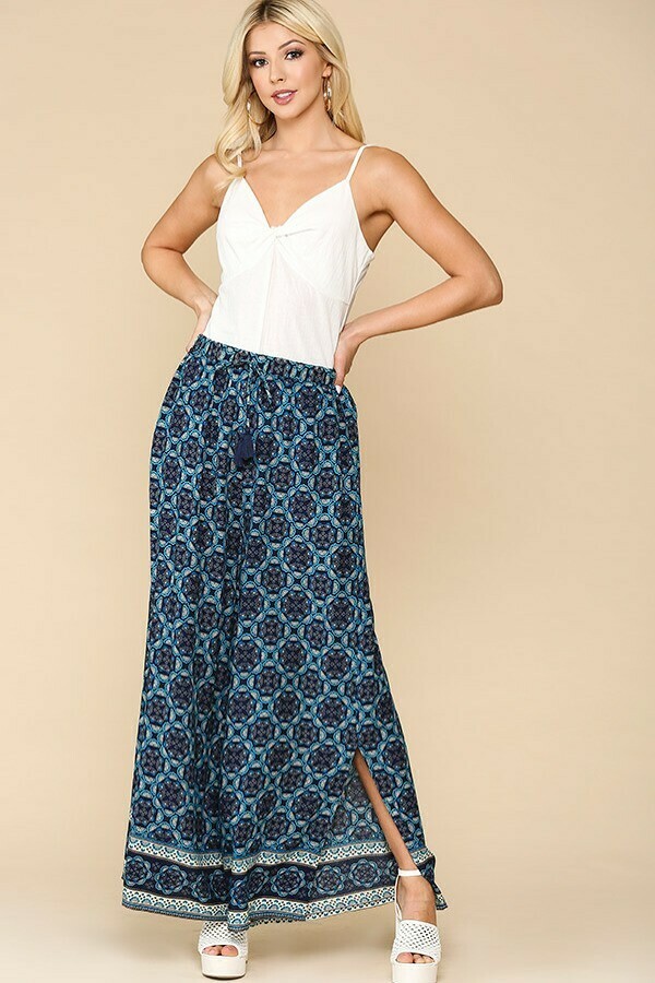 Blue Palazzo Pants