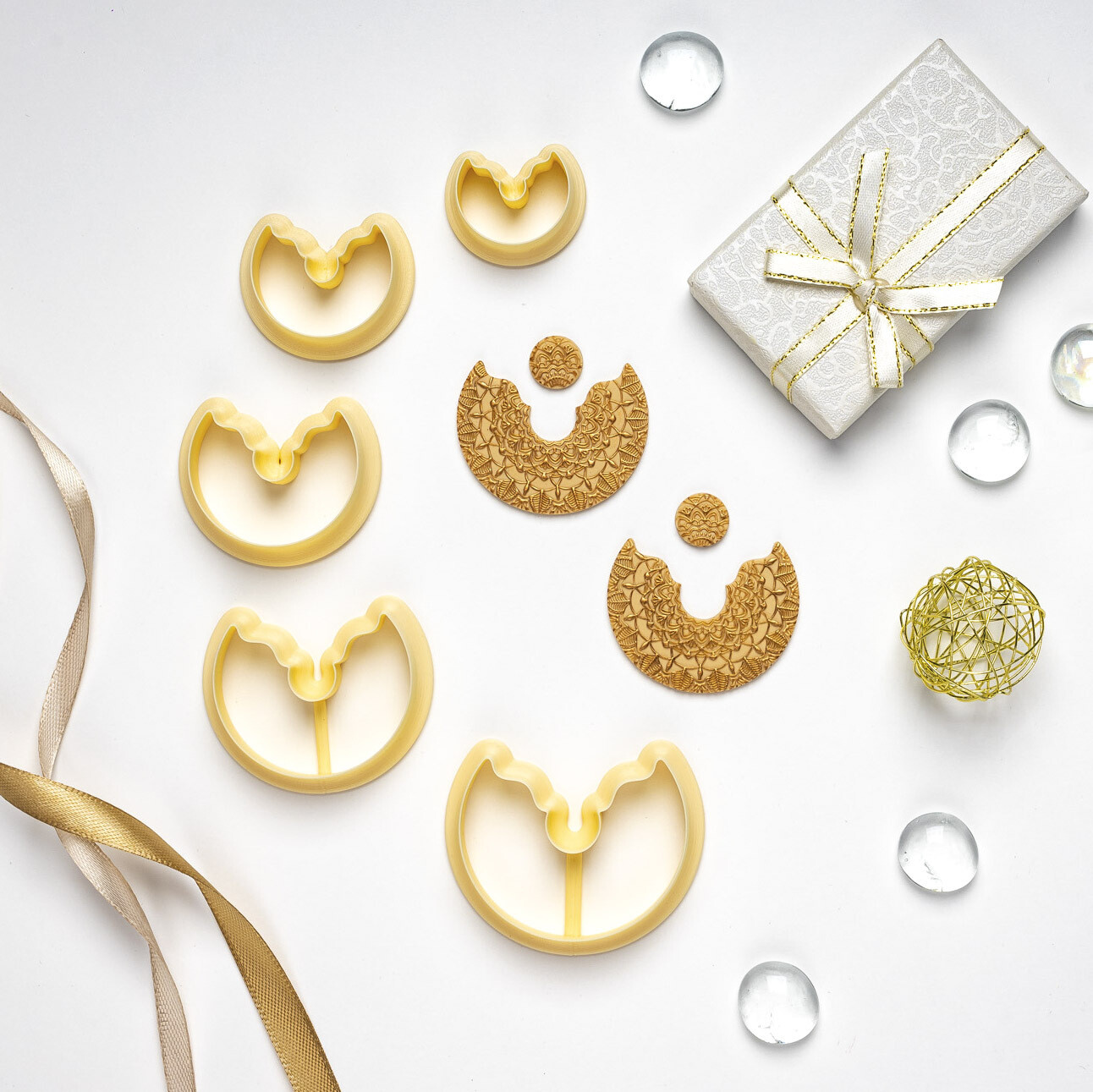 Polymer Clay Cutters. Earrings (04)