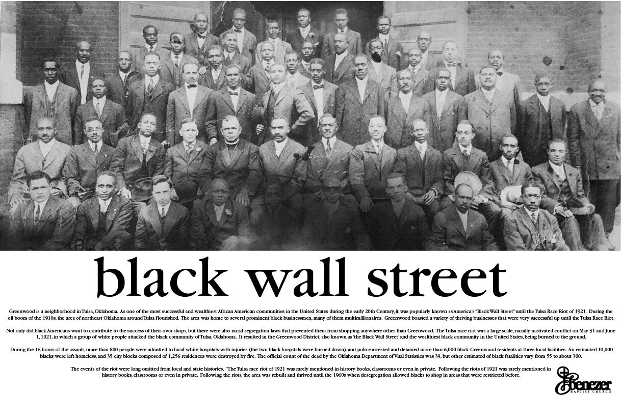 Black Wall Street Poster