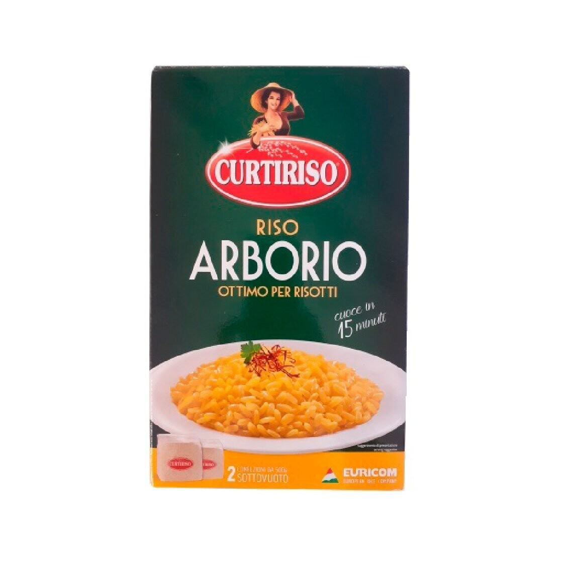 CURTIRISO. Arroz Arborio Risotto. 1 kg