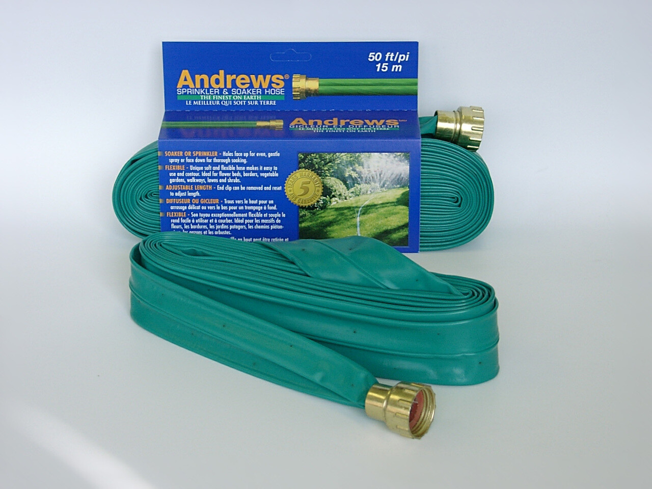 Drip Irrigation Soaker and Sprinkler Hose (50')