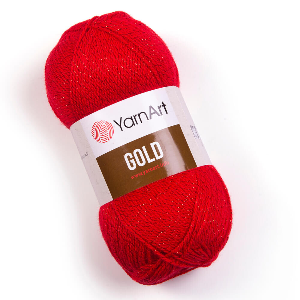 YarnArt Gold 9352 Red Our Little Craft Co Crochet & Macrame