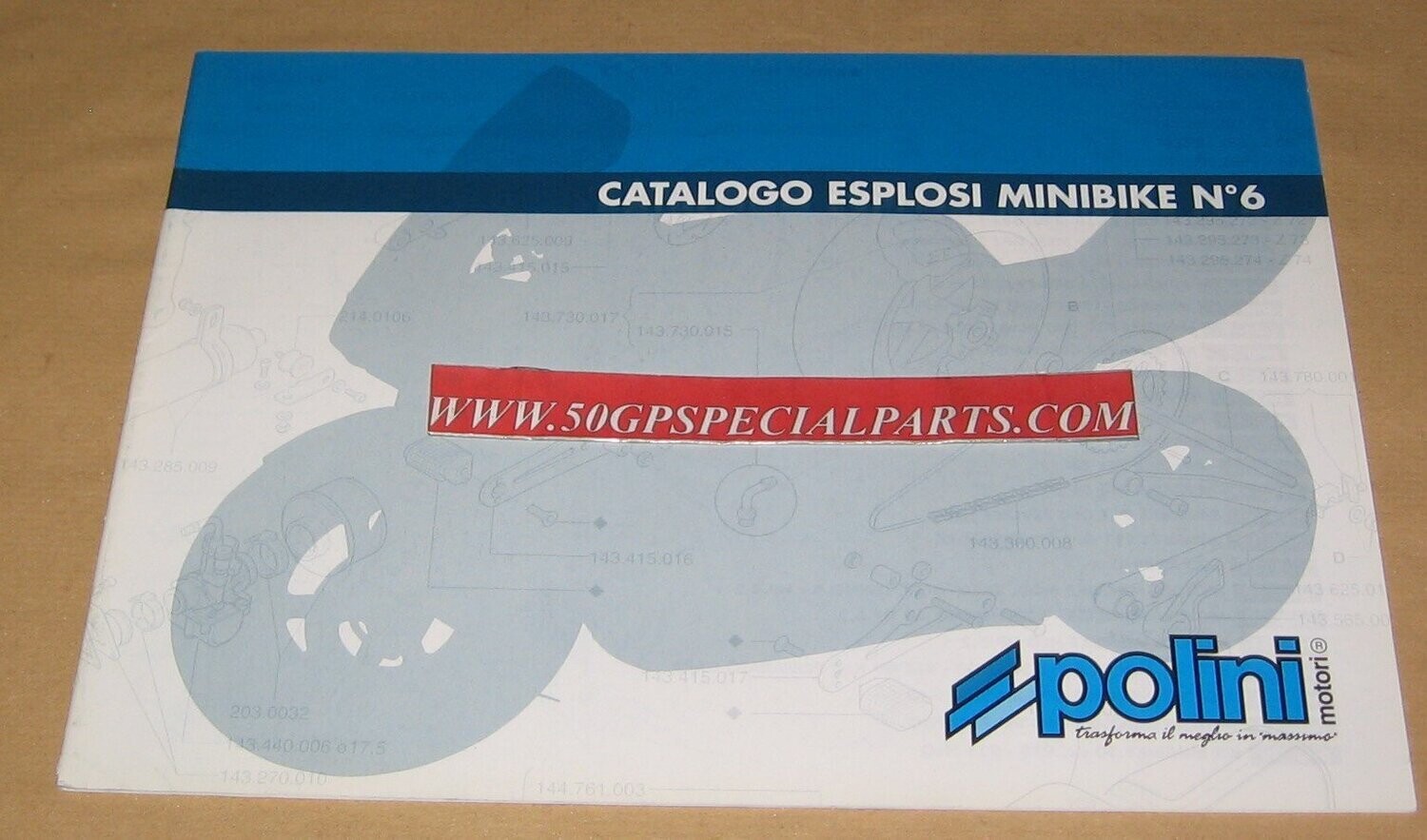 POLINI CATALOGO ESPLOSI MINIBIKE N.6