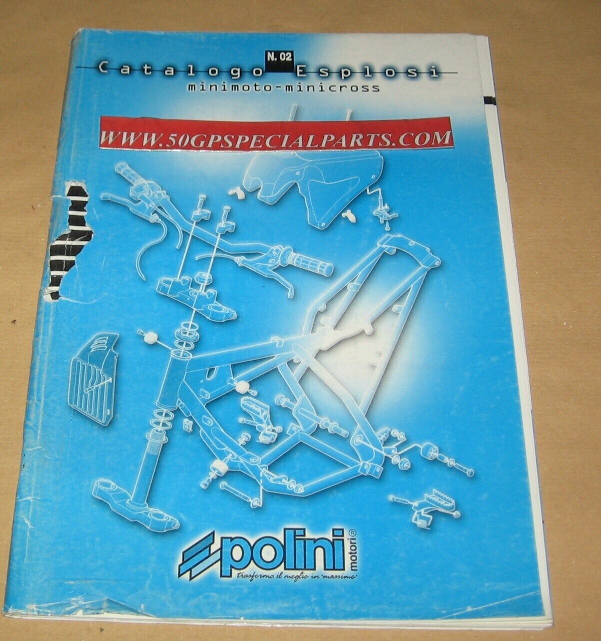 POLINI CATALOGO ESPLOSI MINIMOTO N.02