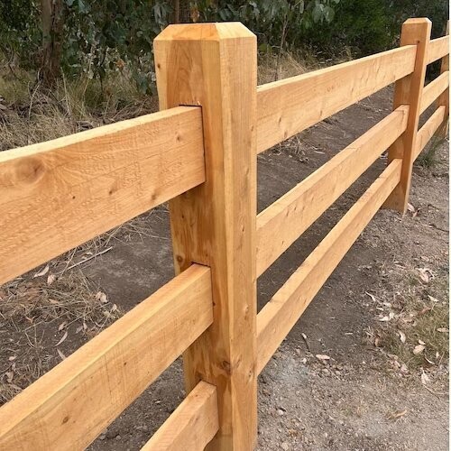 Hardwood Fence Posts H4 treated Morticed