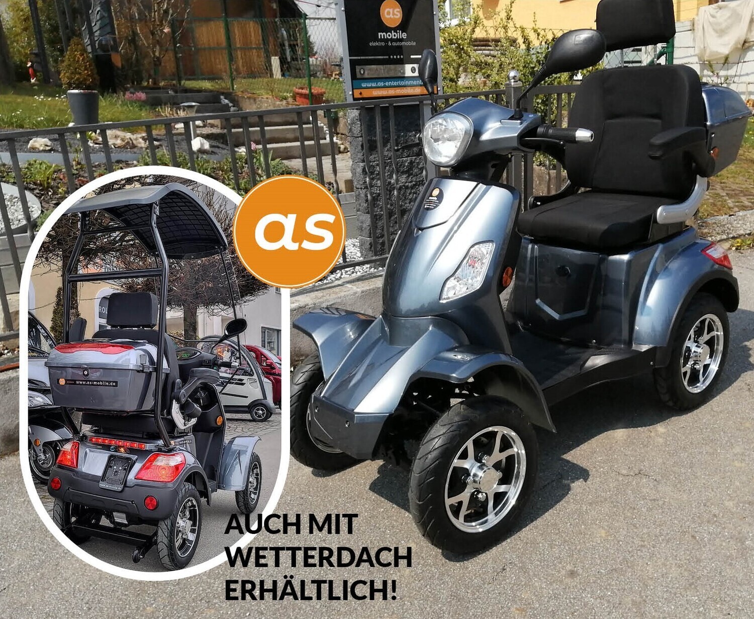 Elektromobil Baron 25 Km H Made In Germany Vierrad ETO LITHIUM, 25 km/h, Elektromobil * Mit und ohne Wetterdach