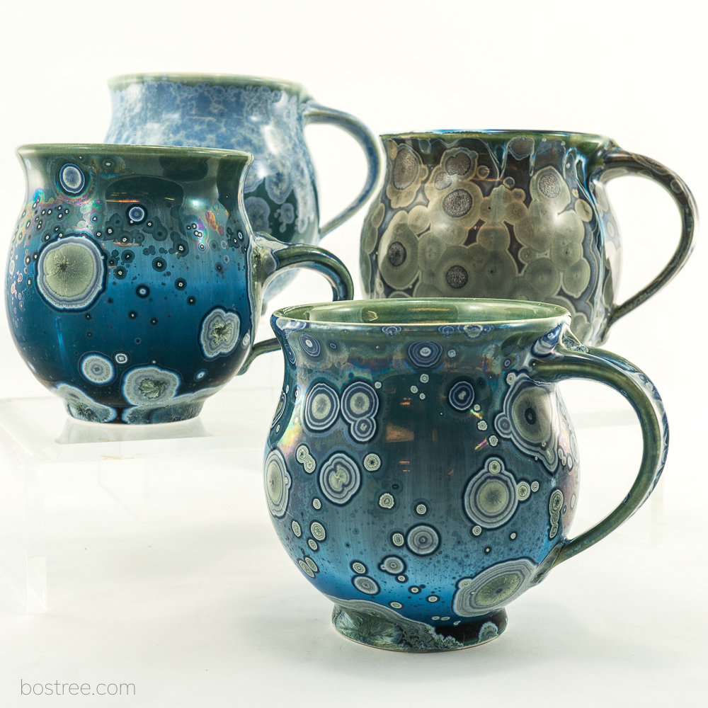 Crystalline Glaze Mugs Bostree