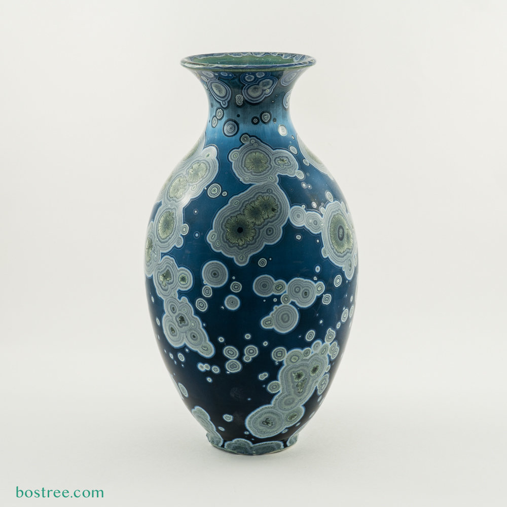 Crystalline Glaze Vases and Lidded Vessels Bostree