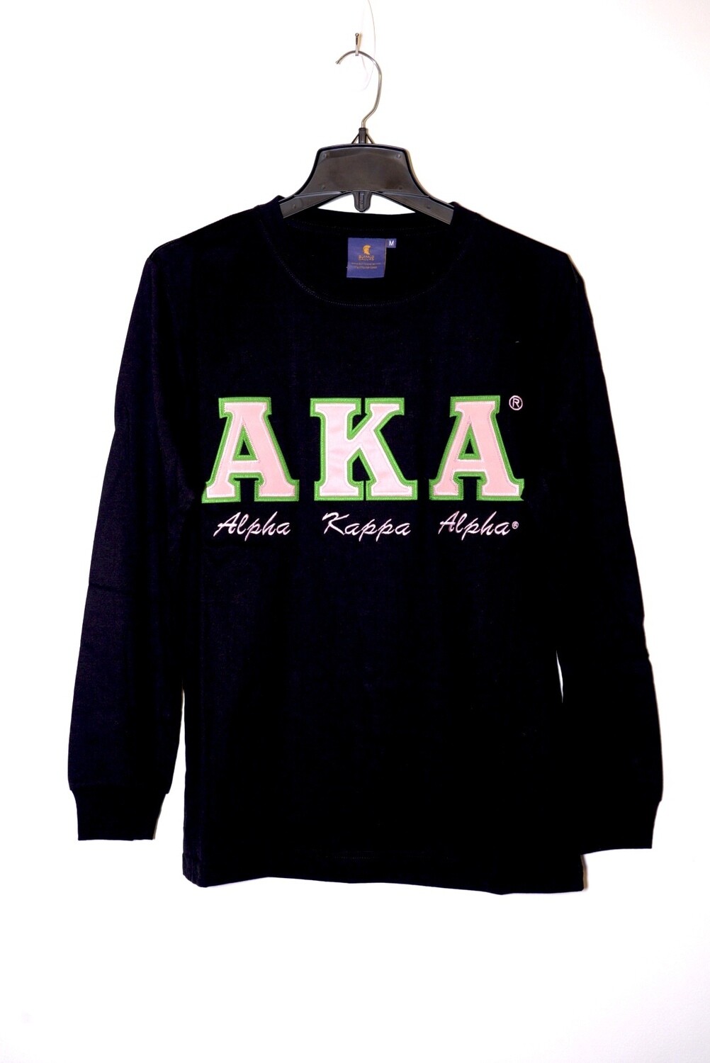 AKA Blk Crew Neck Sweater