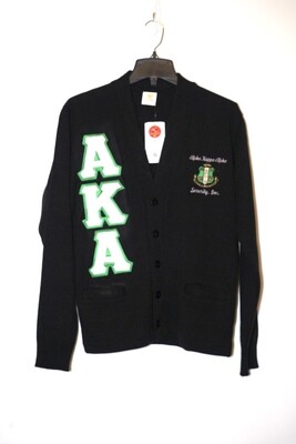 AKA Black Cardigan Sweater