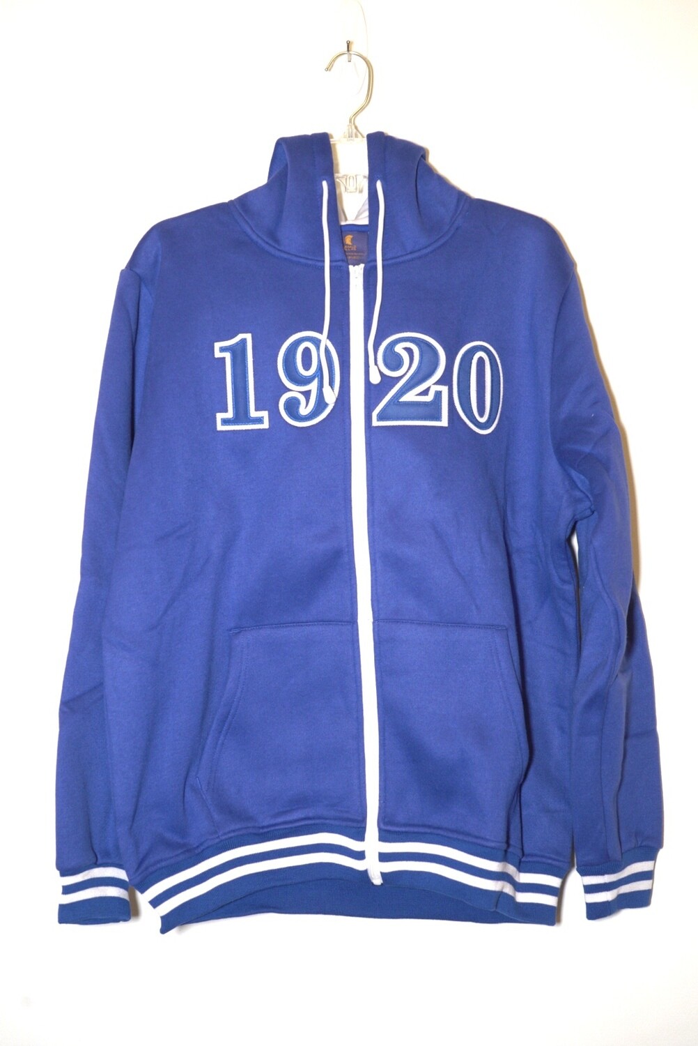 ZETA Blue Zipper Hoodie